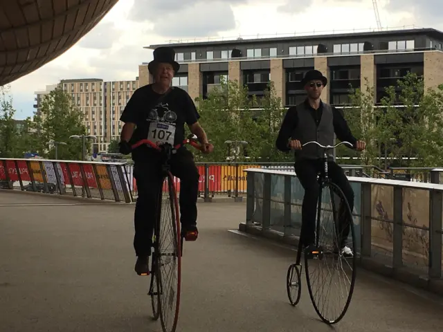 Penny Farthings at RideLondon