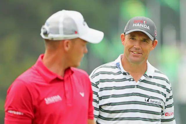 Danny Willett and Padraig Harrington