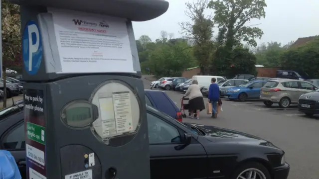 Car park machine in Halesworth