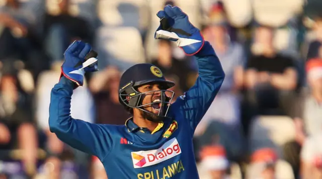 Chandimal celebrates