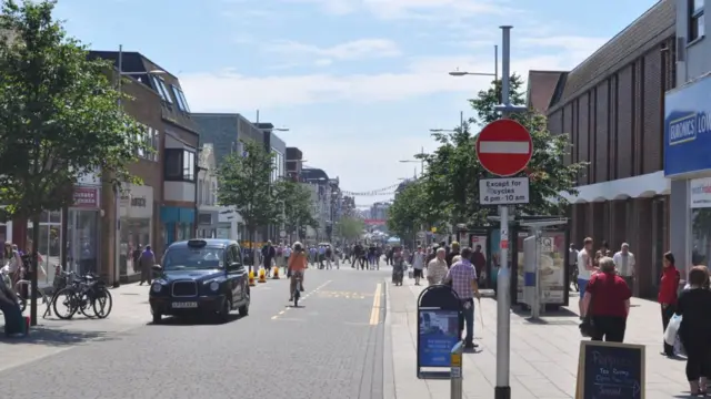 Lowestoft town centre