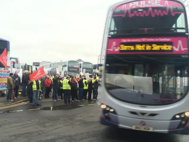 Bus strike