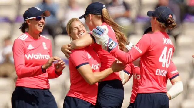 England celebrate