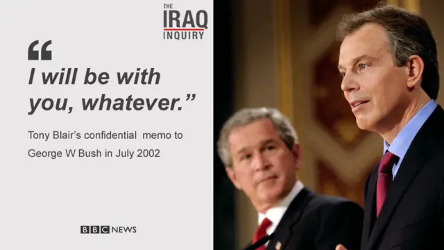 Quote from Tony Blair - 'I will be with you, whatever'