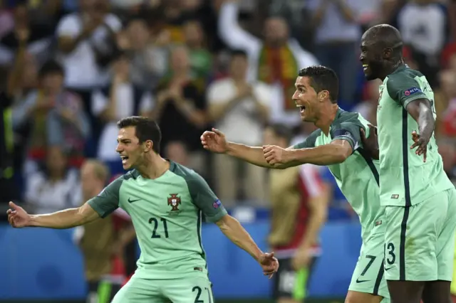 Portugal celebrate