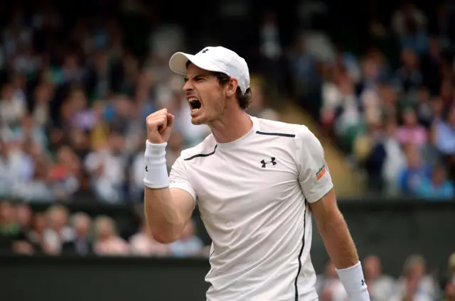 Andy Murray wins