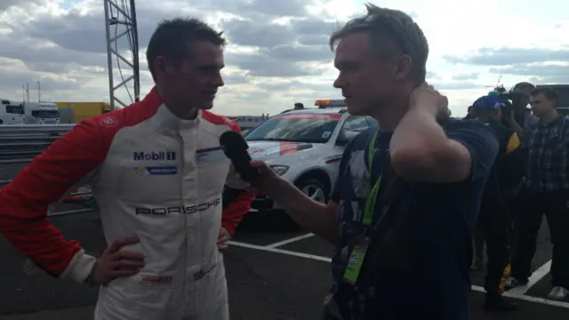 Josh Webster is interviewed