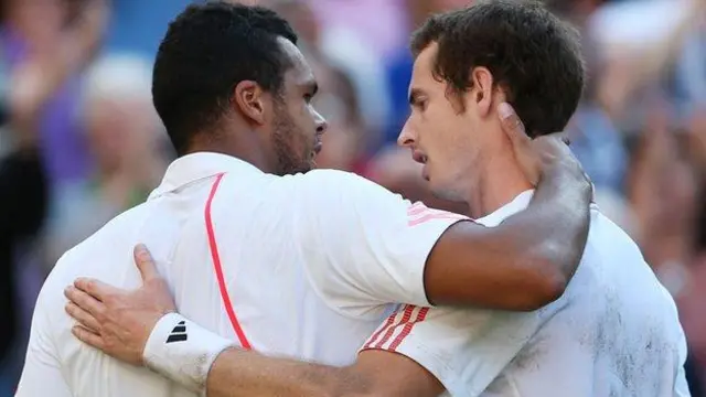 Jo-Wilfried Tsonga and Andy Murray