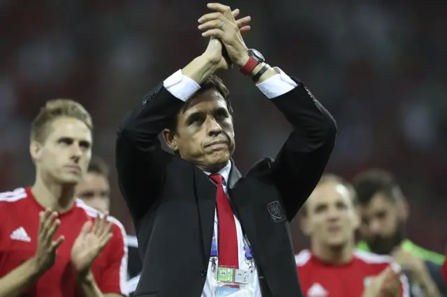 Chris Coleman claps