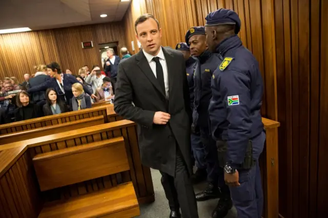 Oscar Pistorius in court