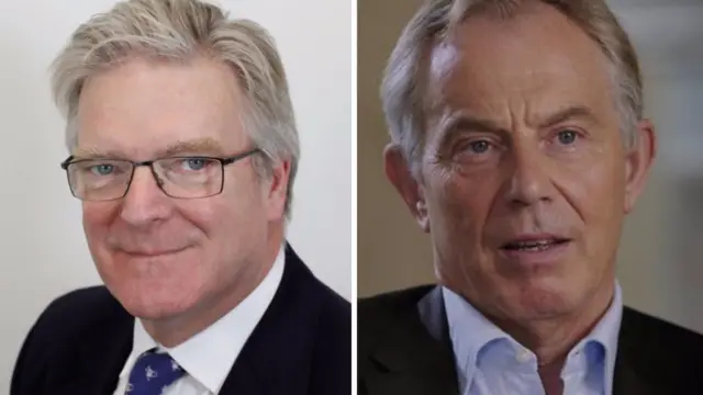 Edward Garnier and Tony Blair