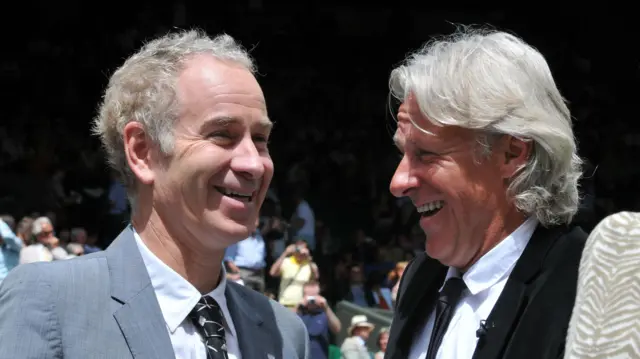 John McEnroe and Bjorn Borg