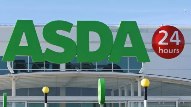 An Asda supermarket store logo