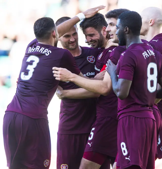 Alim Ozturk celebrates his goal