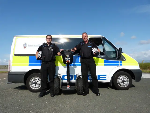 Police with Segway