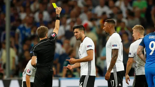 Emre Can is booked