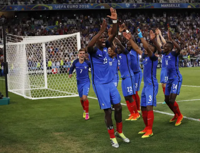France celebrate