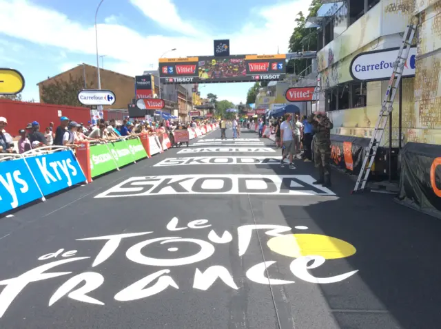 Stage six finish