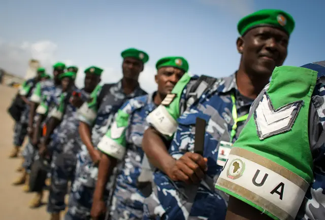 AU troops in Somalia