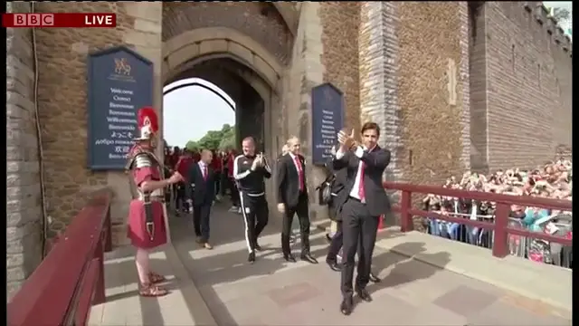 Coleman and the team leave the castle