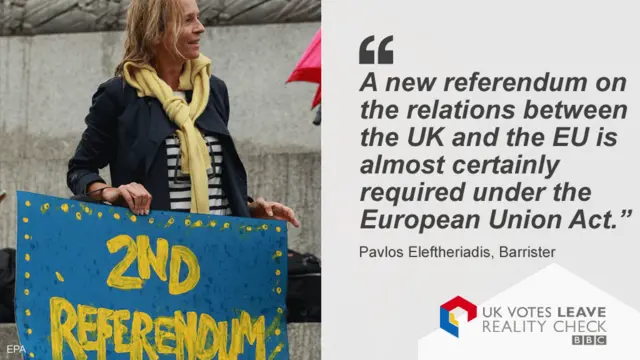 Pavlos Eleftheriadis quote: A new referendum on the relations between the UK and the EU is almost certainly required under the European Union Act 2011