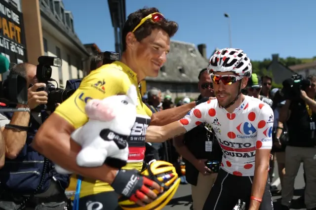 Greg van Avermaet and Thomas de Gendt