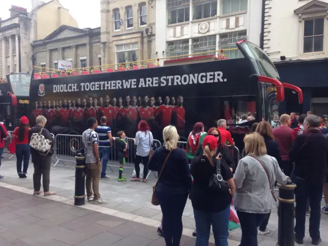 Bus in Cardiff