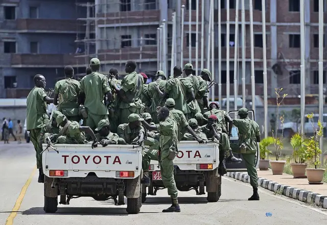 South Sudanese soldiers