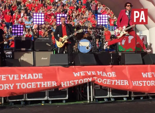 Manic Street Preachers play at the Cardiff City Stadium