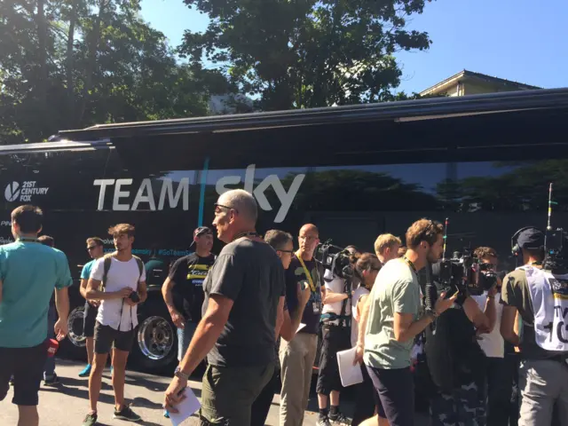 Team Sky bus