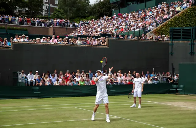 Andy Murray practice