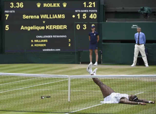 Serena wins Wimbledon