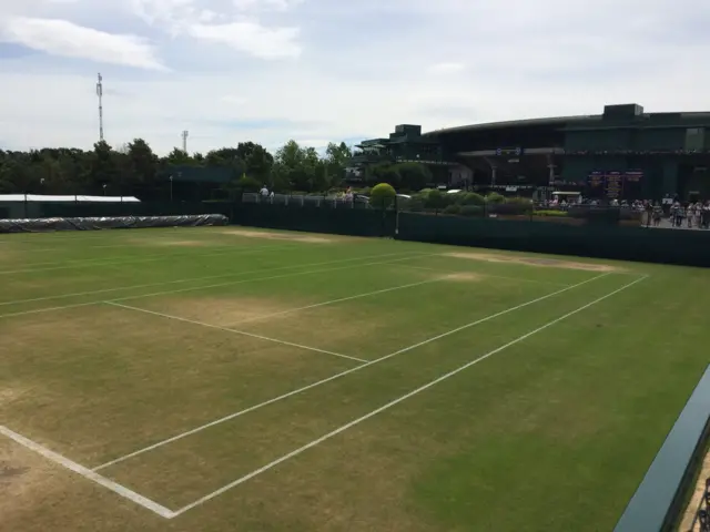 Empty courts