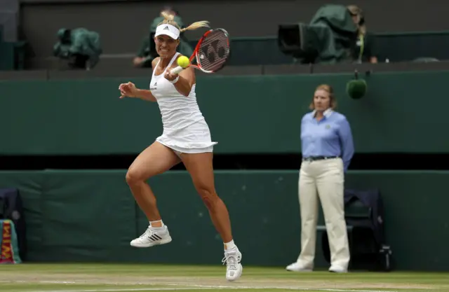 Kerber forehand