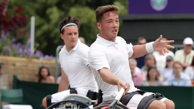 Alfie Hewett and Gordon Reid