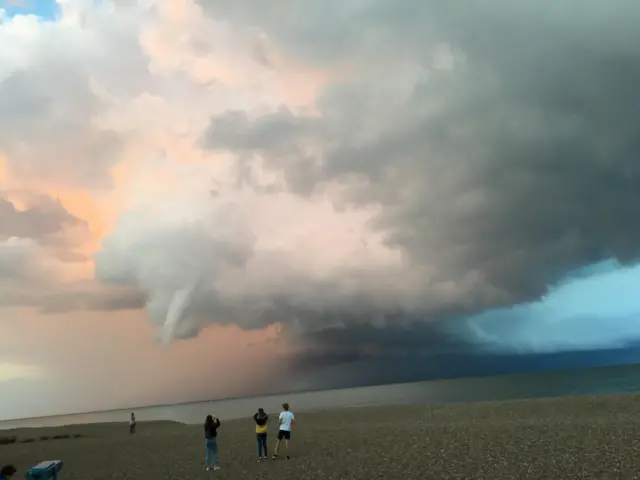 Funnel cloud at Aldeburgh