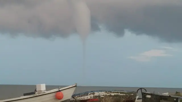 Waterspout at Sizewell