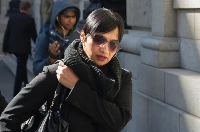 Celeste Nurse, biological mother of Zephany Nurse (not pictured), leaves the Cape Town high court on August 1, 2016, in Cape Town