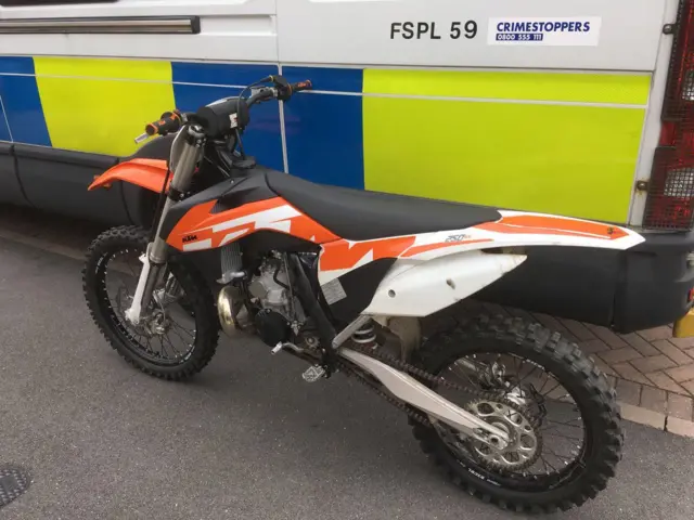 Seized bike