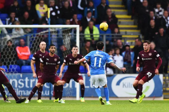 Danny Swanson scores