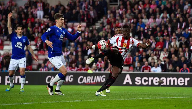 Lamine Kone scores against Everton