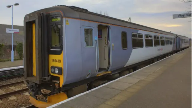 Abellio Greater Anglia train at North Walsham