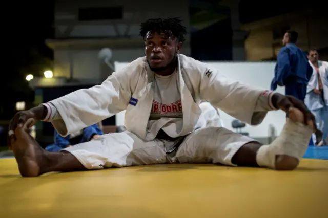 Congolese judoka Popole Misenga