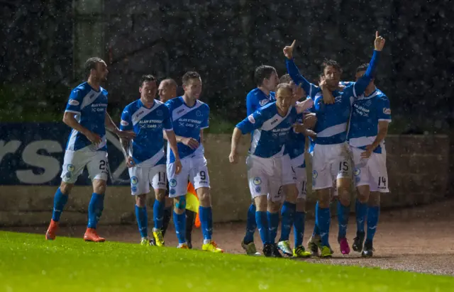 St Johnstone celebrate