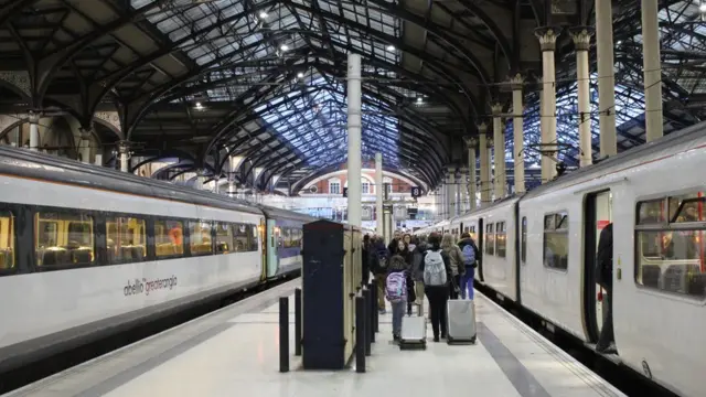 Abellio trains at Liverpool Street