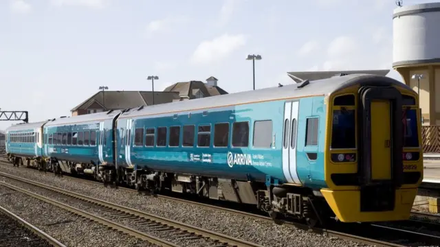 Arriva Trains Wales train in Cardiff