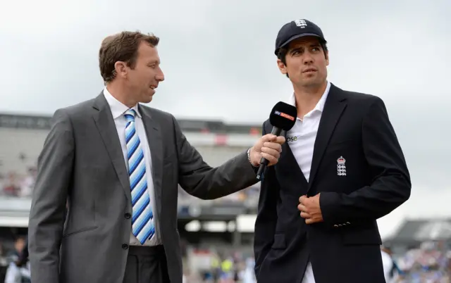 Michael Atherton and Alastair Cook