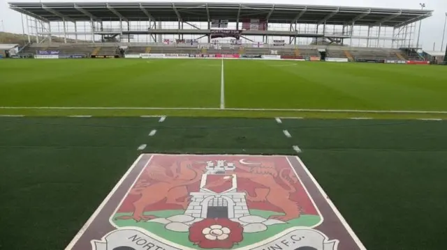 Northampton Town Football Club pitch