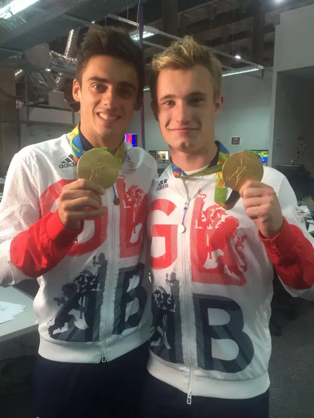 Chris Mear and Jack Laugher