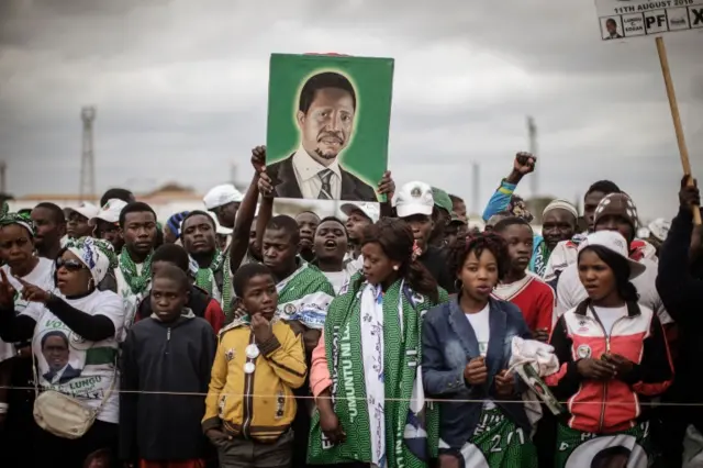 Edgar Lungu supporters